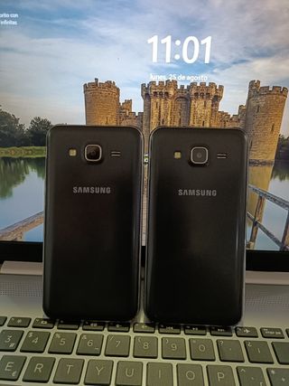 2 Samsung J5 negros