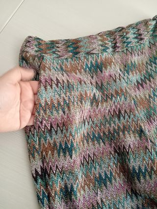 Pantaloni Zampa Zig Zag Multicolor