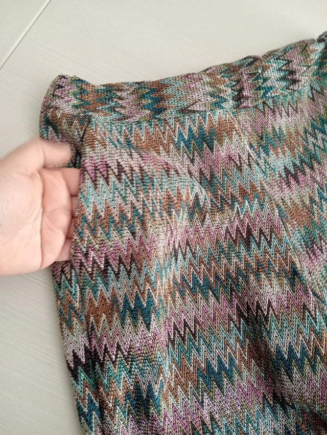 Pantaloni Zampa Zig Zag Multicolor