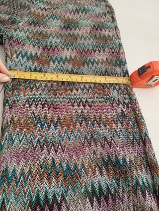 Pantaloni Zampa Zig Zag Multicolor