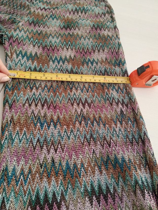 Pantaloni Zampa Zig Zag Multicolor