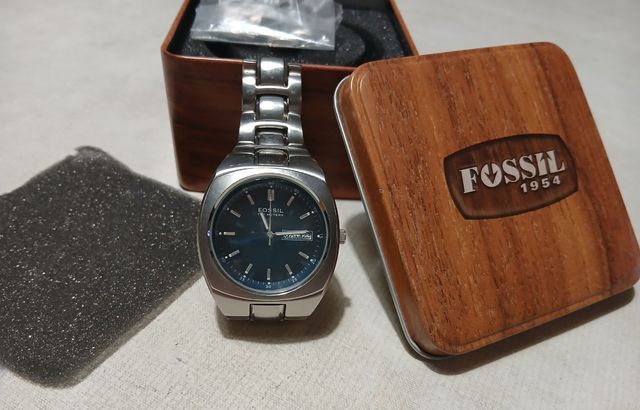 Fossil Orologio Blu PR-5255 - Acciaio