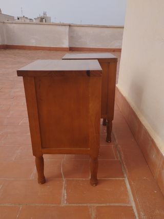 Mesillas noche madera - 2 uds
