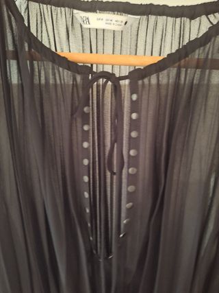 Vestido Zara negro fiesta