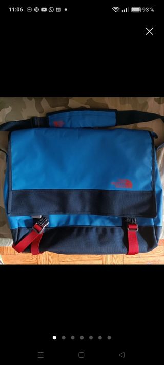 Bandolera The North Face azul-negra