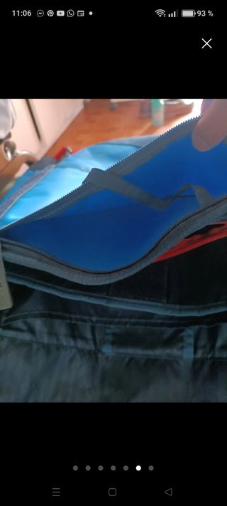 Bandolera The North Face azul-negra