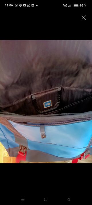 Bandolera The North Face azul-negra