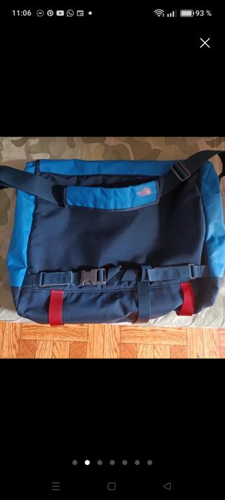 Bandolera The North Face azul-negra