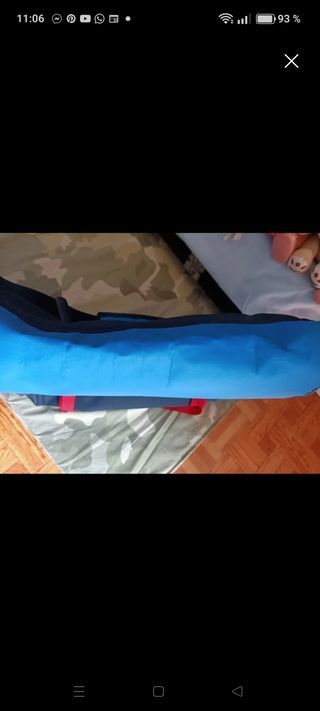 Bandolera The North Face azul-negra