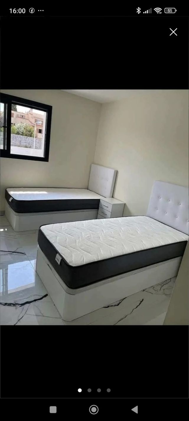 OPORTUNIDAD camas canapés + colchones NUEVOS