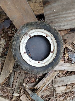 Ruota Vespa Piaggio completa