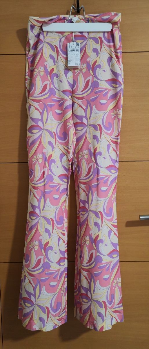 Conjunto Top y pantalón estampado - Talla S