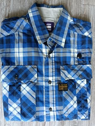 Camicia G-Star a quadri, tg. L
