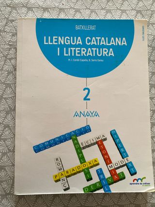 Llengua catalana i literatura 2 bachiller