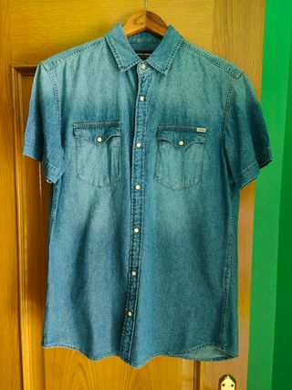 Camisa vaquera azul