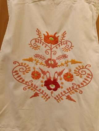 Vestido blanco bordado - Pichi