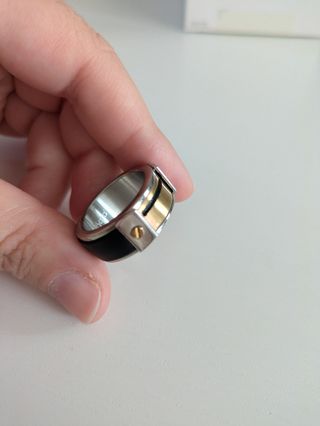 Anillo Acero Hombre Dorado