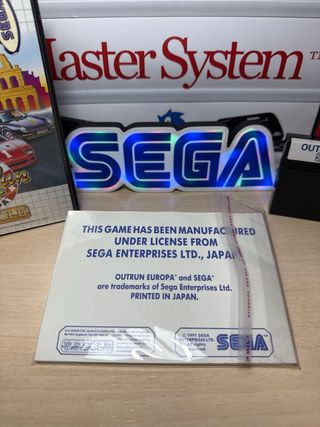 Out Run Europa - SEGA Master System