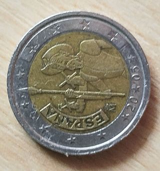 Moneda 2€ España Don Quijote 2005