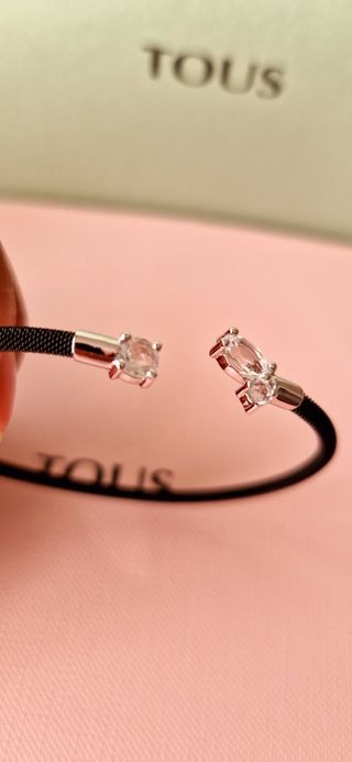 Regalo Mujer Pulsera De Plata Estilo Tous Nuevo Carrusel -19 Cm