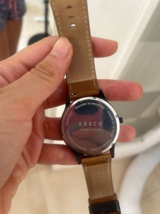 Reloj Abaco - Negro y Marrón