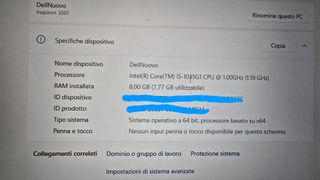 Dell Inspiron 3501 Notebook usato