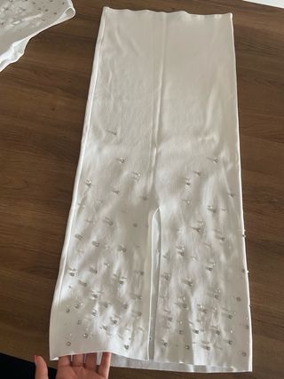 Conjunto Zara blanco talla XS