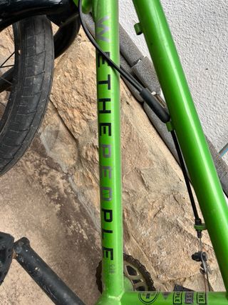 bici BMX Wethepeople verde