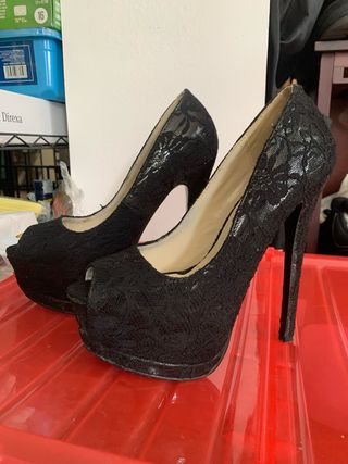 Décolleté nere in pizzo - n.37