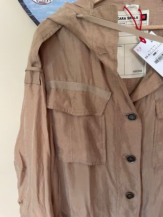 Parka Zara PRK14 beige XS-S