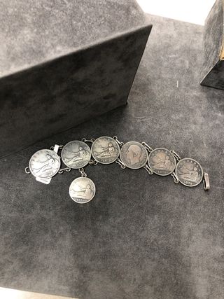 Pulsera monedas España 1870