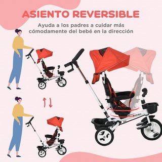 Triciclo bebé plegable evolutivo