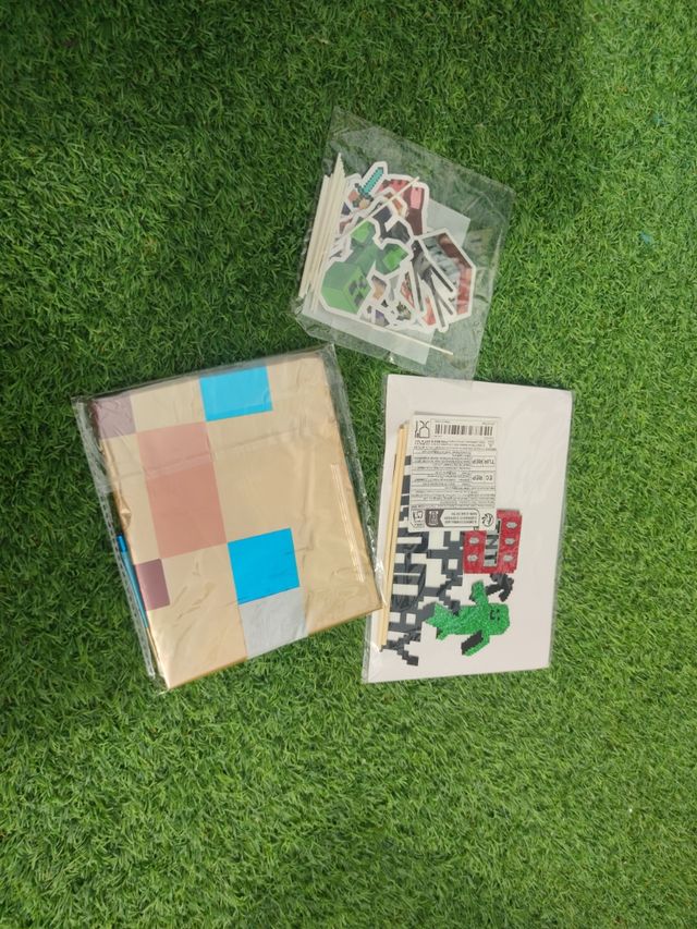 Pack decoración cumpleaños Minecraft