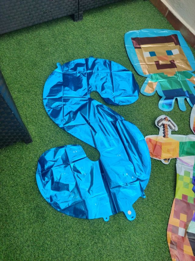 Pack decoración cumpleaños Minecraft