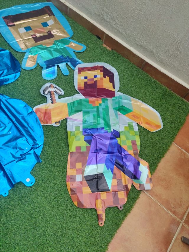 Pack decoración cumpleaños Minecraft