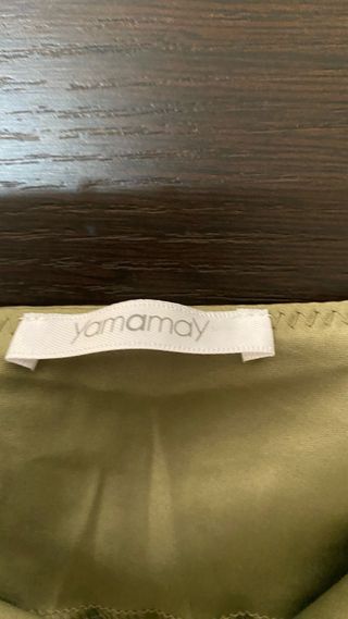 Yamamay Vestito Slip Dress Verde Oliva Tg M