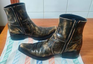 Botines Sendra - Piel marrón-negra