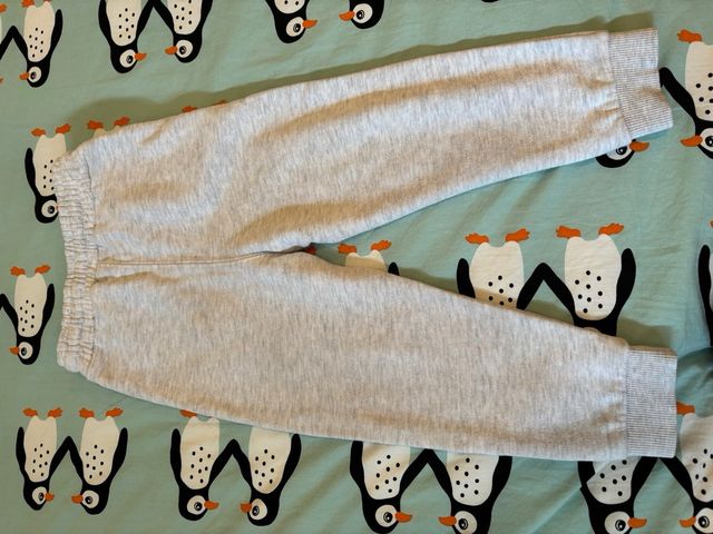 chandal Zara gris claro y gris