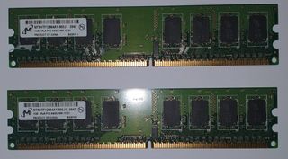 2x 1GB RAM DDR2 PC2-6400