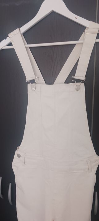Mono blanco roto mujer de vaquero. 