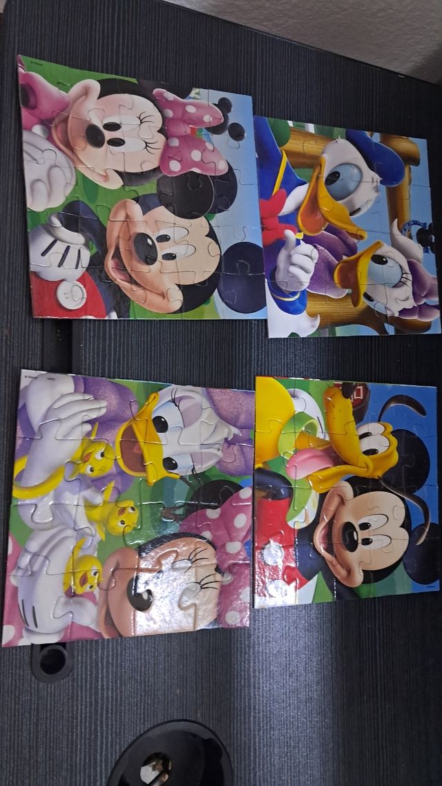 Puzzle Mickey Mouse - 4 puzzles