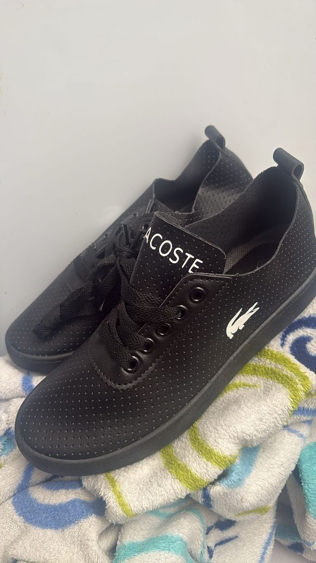 Zapatillas Lacoste negras