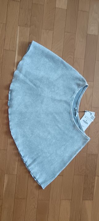 Minifalda Zara azul - M