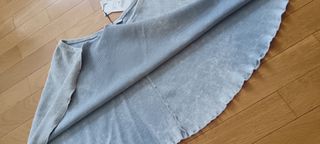 Minifalda Zara azul - M