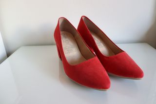 Tacones rojos Chamby -talla 38