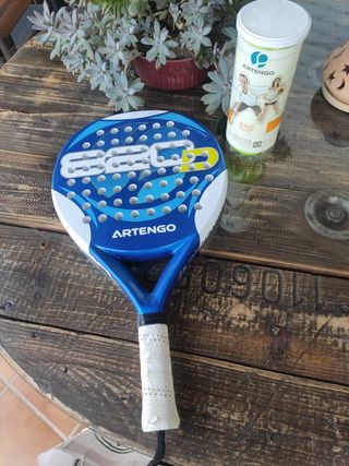 Raqueta pádel Artengo + 3 pelotas