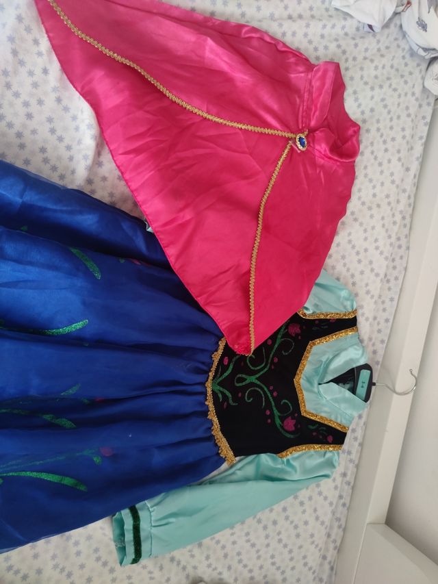 Disfraz Ana Frozen niña, talla 100