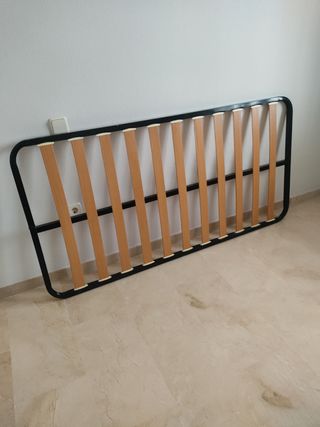 Somier Tapiflex - Negro, Metal y Madera