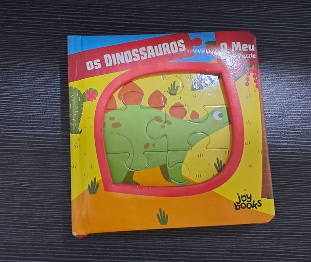 Livro Puzzle Dinossauro - Joy Books