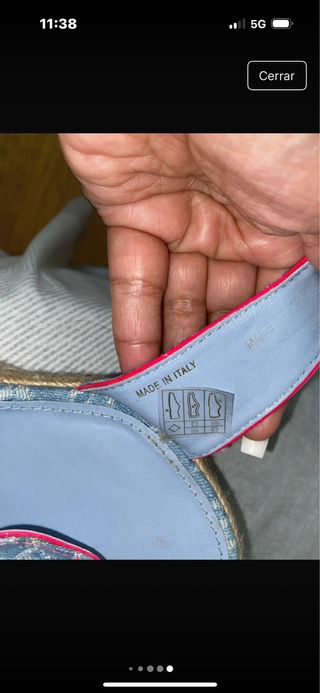 Sandalias Louis Vuitton azules